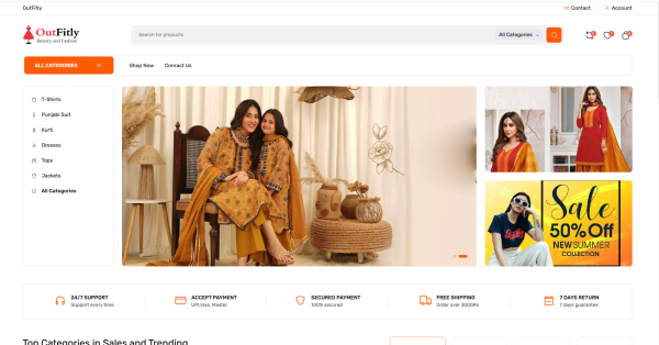 Laravel-based Single Vendor eCommerce Website Source Code